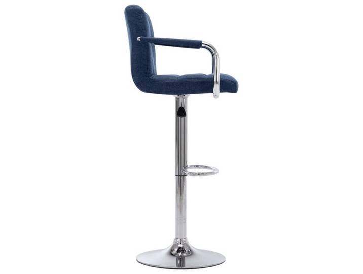 Confortable Chaises de bar (2 pcs) Applications larges 110 kg par siège bleu tissu__19514