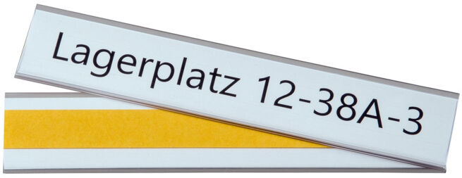 Porte-étiquette autocollant Eichner en PVC 38 x 200 mm (9218-03023)