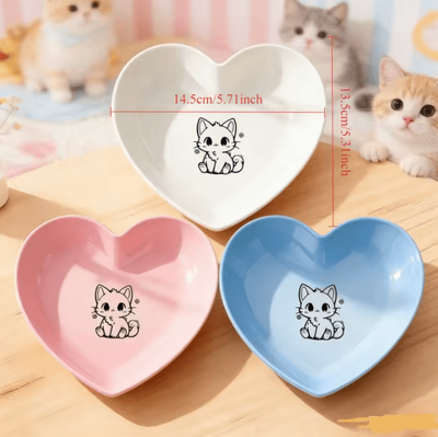 Inspire Curations EasyReach 3 Piece Shallow Pet Food & Water Bowl Set 3pcs