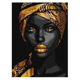 Ideyka Malen nach Zahlen - Goldene Eleganz 30x40cm (69976072)