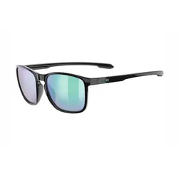 Uvex LGL 52 Brille Black/Mirror Green
