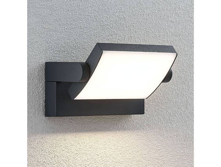 Sherin Außenwandleuchte, dunkelgrau, schwenkbar - Lindby - Balkon - Modern - Aluminium - Mehrflammig