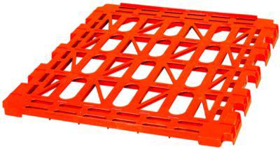 Etagenboden, Kunststoff, für 3-seitige Rollbox, rot