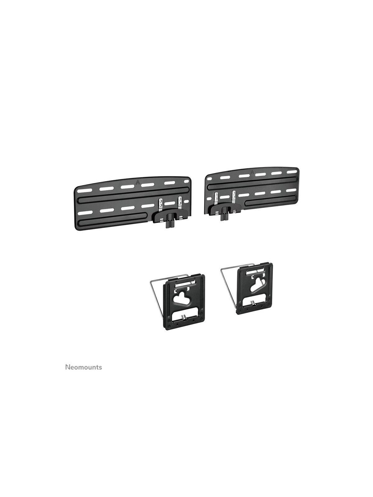 Neomounts WL30-265BL1 mounting kit - Ultra-Flat fixed - for digital signage LCD panel / LCD display - black - Max 60 kg - recommended for 43"-85"
