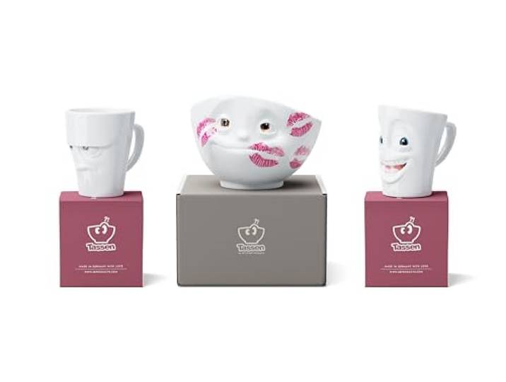 MOVIE-SET 3-TLG. MOVIE EDITION 1 BUNDLE BECHER + SCHALE GRUMMELIG WITZIG GEKÜSST
