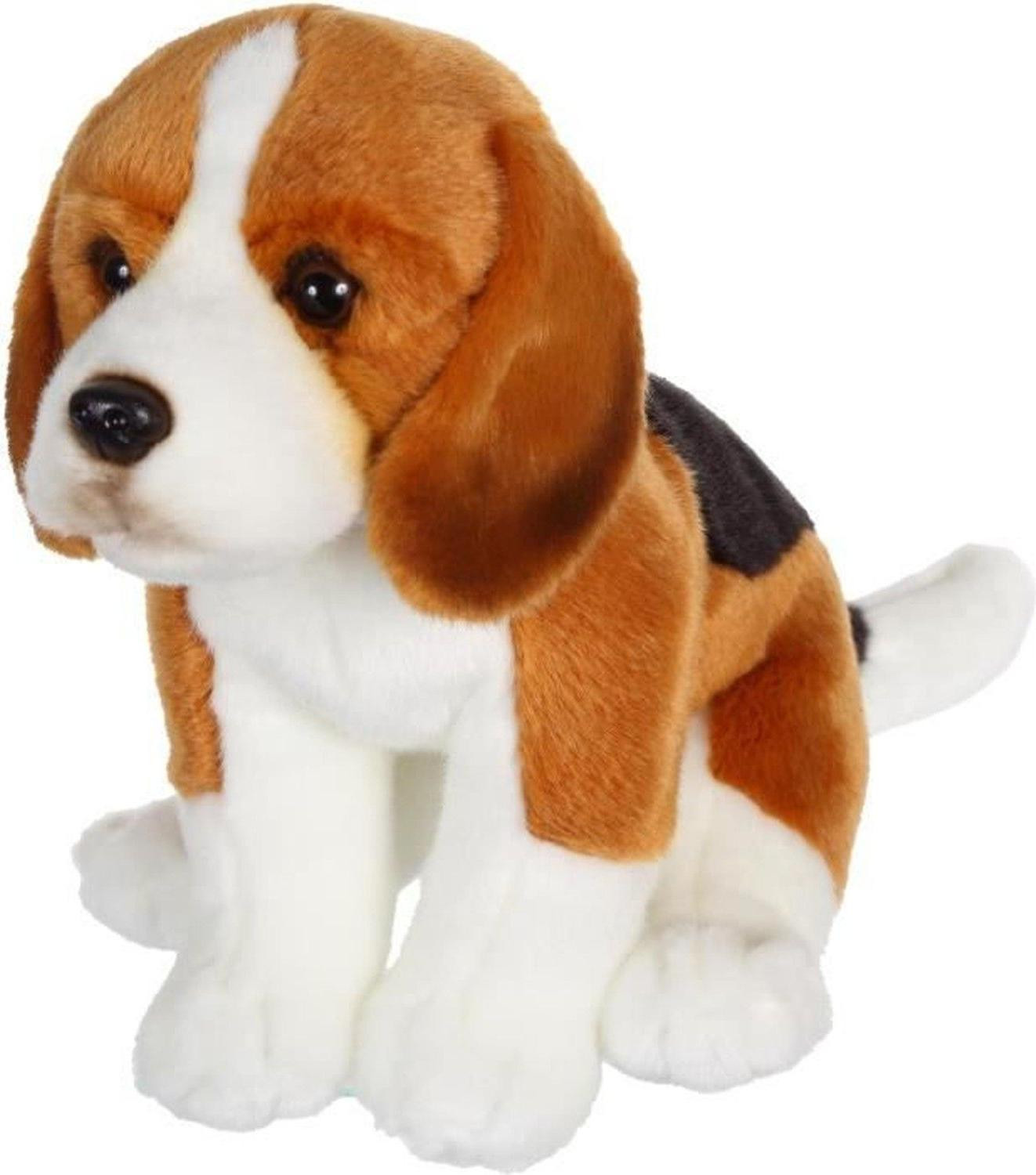 Gipsy Toys Beagle Knuffelhond - Zittend - 25 cm