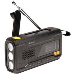 Denver SCD-2033 Notfallradio DAB+, UKW USB Akku-Ladefunktion, Handkurbel, wiederaufladbar, Powerbank-Funktion Schwarz 111111400000