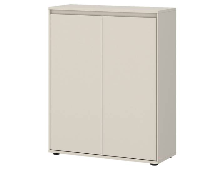 Commode à chaussures Brayu 75 x 98 x 35cm Beige/Cachemire