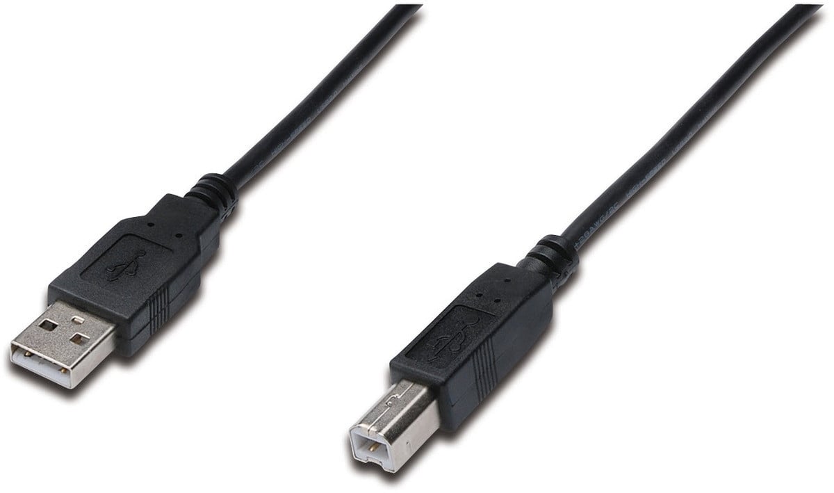 Assmann USB 2.0-aansluitkabel USB-A naar USB-B, 1,0 meter