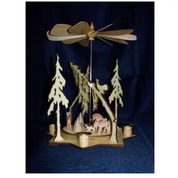Vorlage Kleine Pyramide Typ Waldpyramide, H 30 cm, 26 x 26 cm
