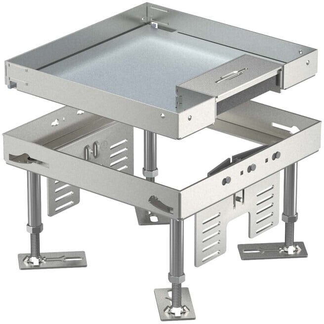 OBO Bettermann Boîte de distribution carrée 200 × 200 mm RKSN2 4 VS 20 (7409208)