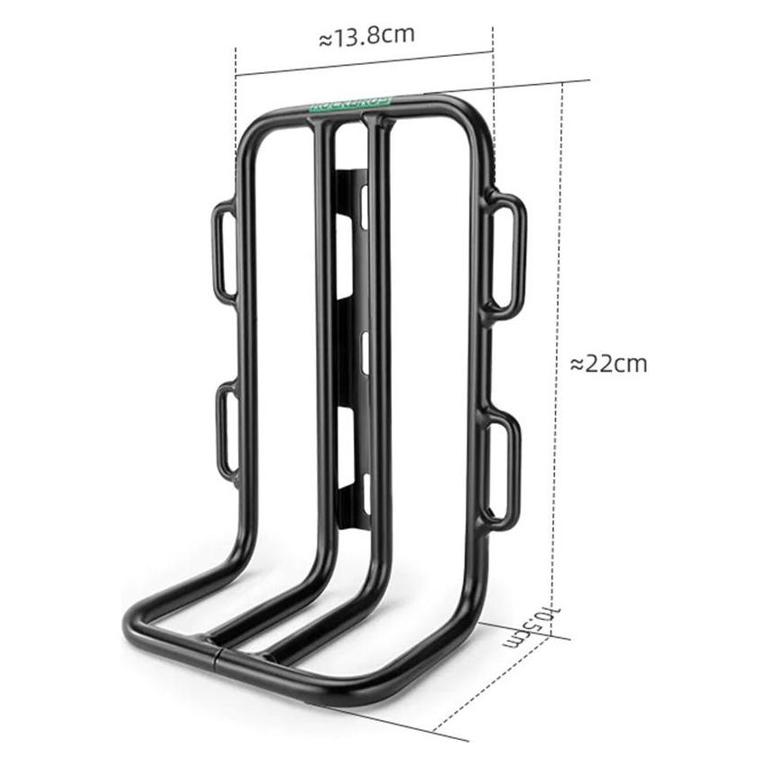 Rockbros 33210010001 front bicycle shelf for bicycle fork - black (1701423730)