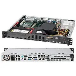 Supermicro SC512-203B Rack Schwarz 200 W