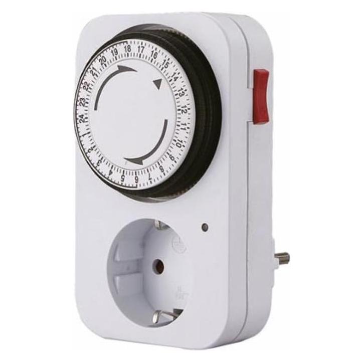 Perel 24-Stunden-Timer E305D3-G (Typ F) (E305D3-G)