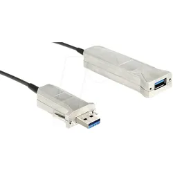 DELOCK 83739 - USB 5 Gb/s Kabel, A Stecker auf A Buchse, Optisch, 20 m