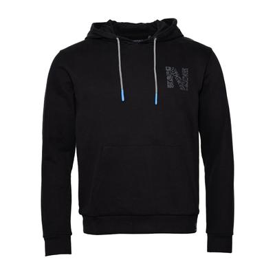 Kapuzenpullover NASSAU BEACH "NB231047", Herren, Gr. 56XXL, schwarz, 100% Baumwolle, Pullover Kapuzenpullover