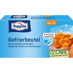 Toppits Gefrierbeutel 1,0 l