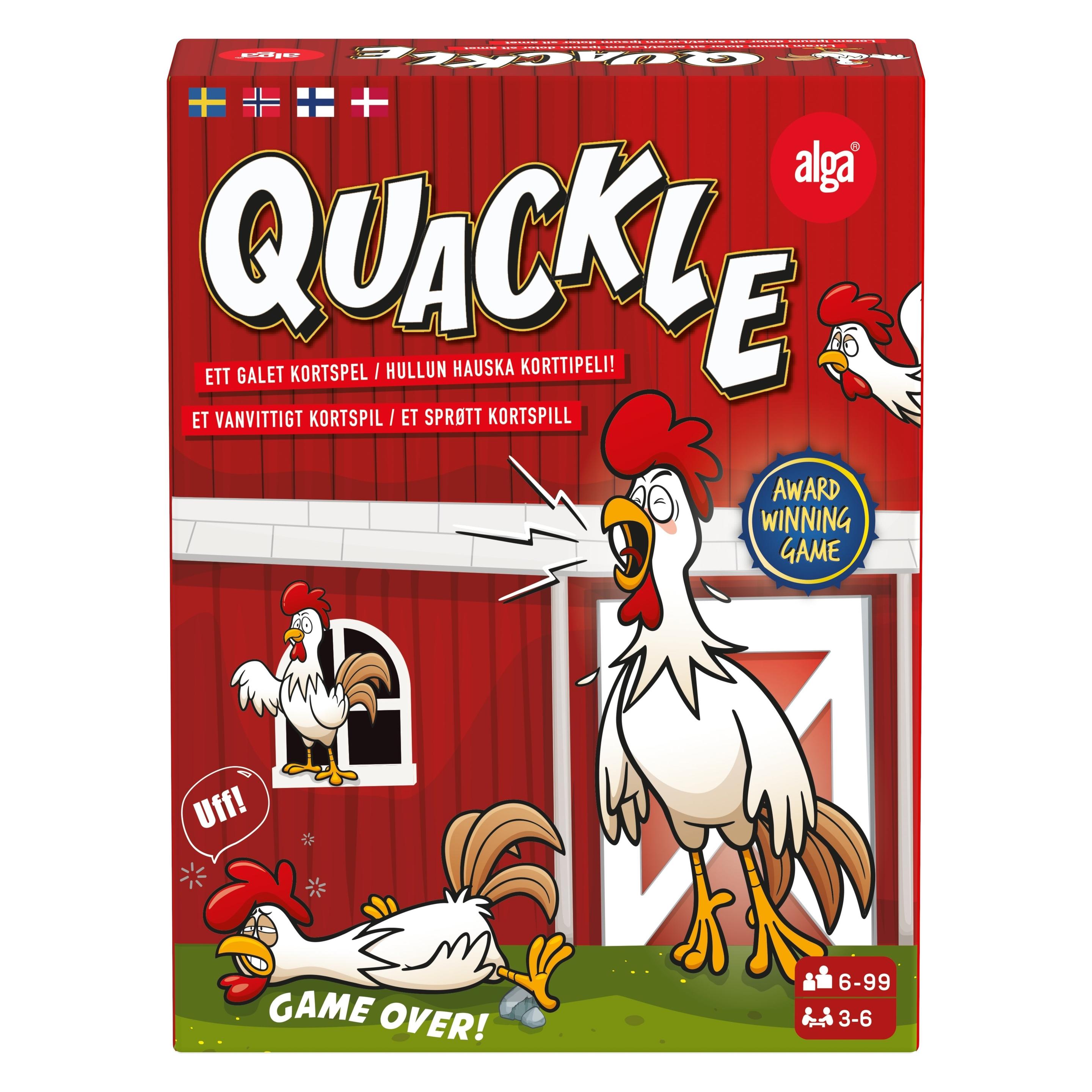 Alga Quackle-Brettspiel (Dänisch, Finnisch, Norwegisch, Schwedisch, 3 - 6 Spieler) (38018511)