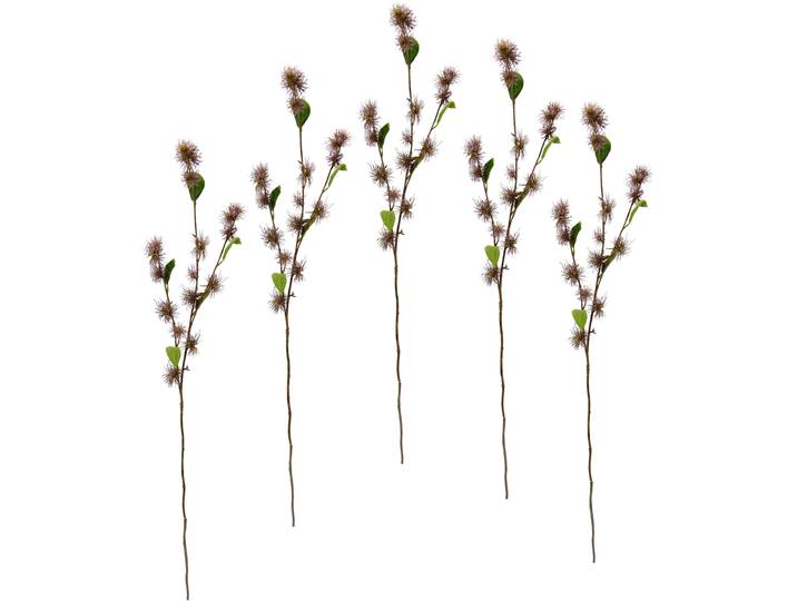 Kunstblume I.GE.A. Zaubernuss , rot (burgund), B:20cm H:100cm, Obermaterial: 93% Kunststoff, 7% Polyester, Kunstpflanzen, Kunstblume, 5er Set