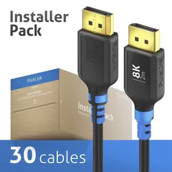 PureLink FlexInstall FI-DP100 - DisplayPort 1.4 Kabel - 2 m - 8K 60Hz - 32,4 Gbp...