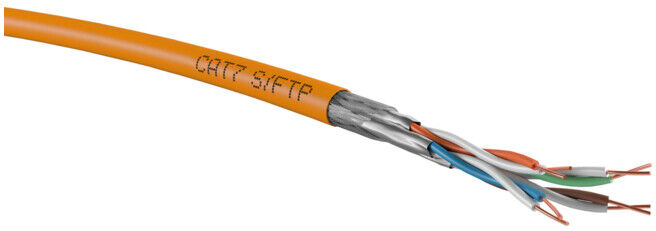 Acome TN-7000-2 Cat.7 orange 8P S/FTP AWG23 R7480F-Cca-T250 (R7480F-T250)