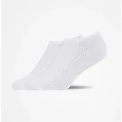 SNOCKS Snocks Herren Socken Ankle Socks Uni, Größe 43-46 in Weiß 9587