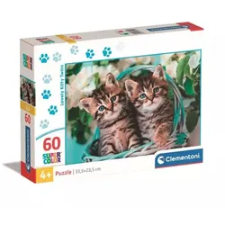 Clementoni: Wunderschöne Kätzchenzwillinge Puzzle – 60-teilig