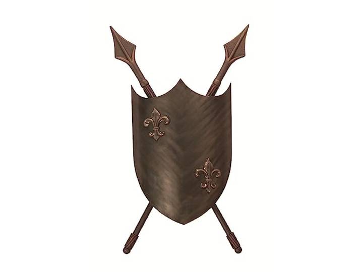 Design-Wandleuchte 2-flammig Crusader