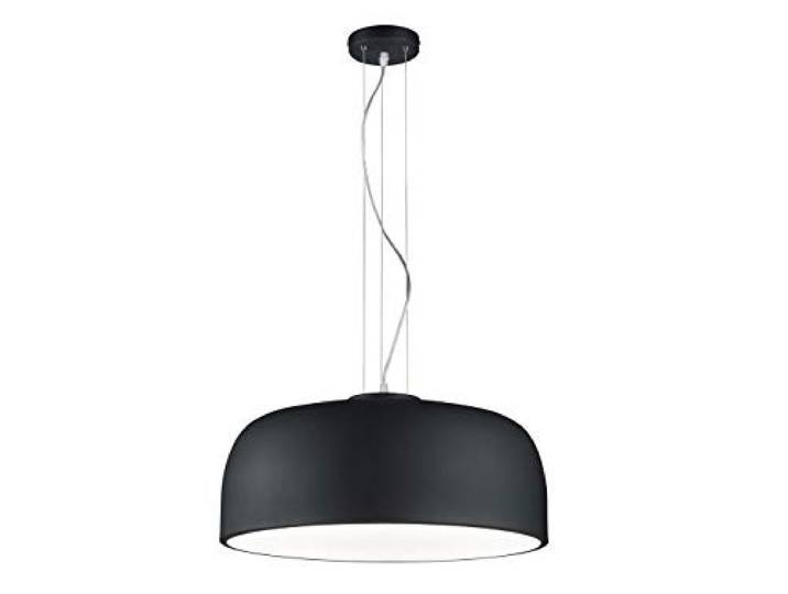 Trio Leuchten 309800432 Lampe Suspendue\, Métal\, Noir Mat