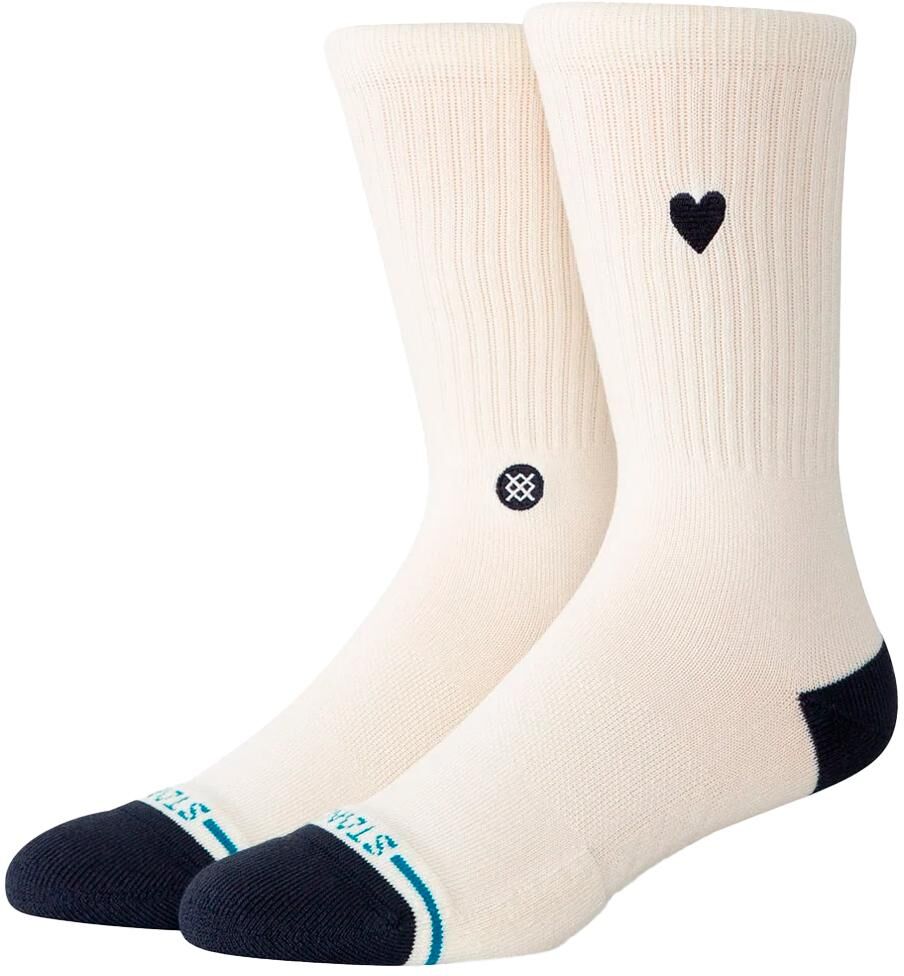 Stance  - Women Crew Sock Heart Canvas - S - Chaussettes