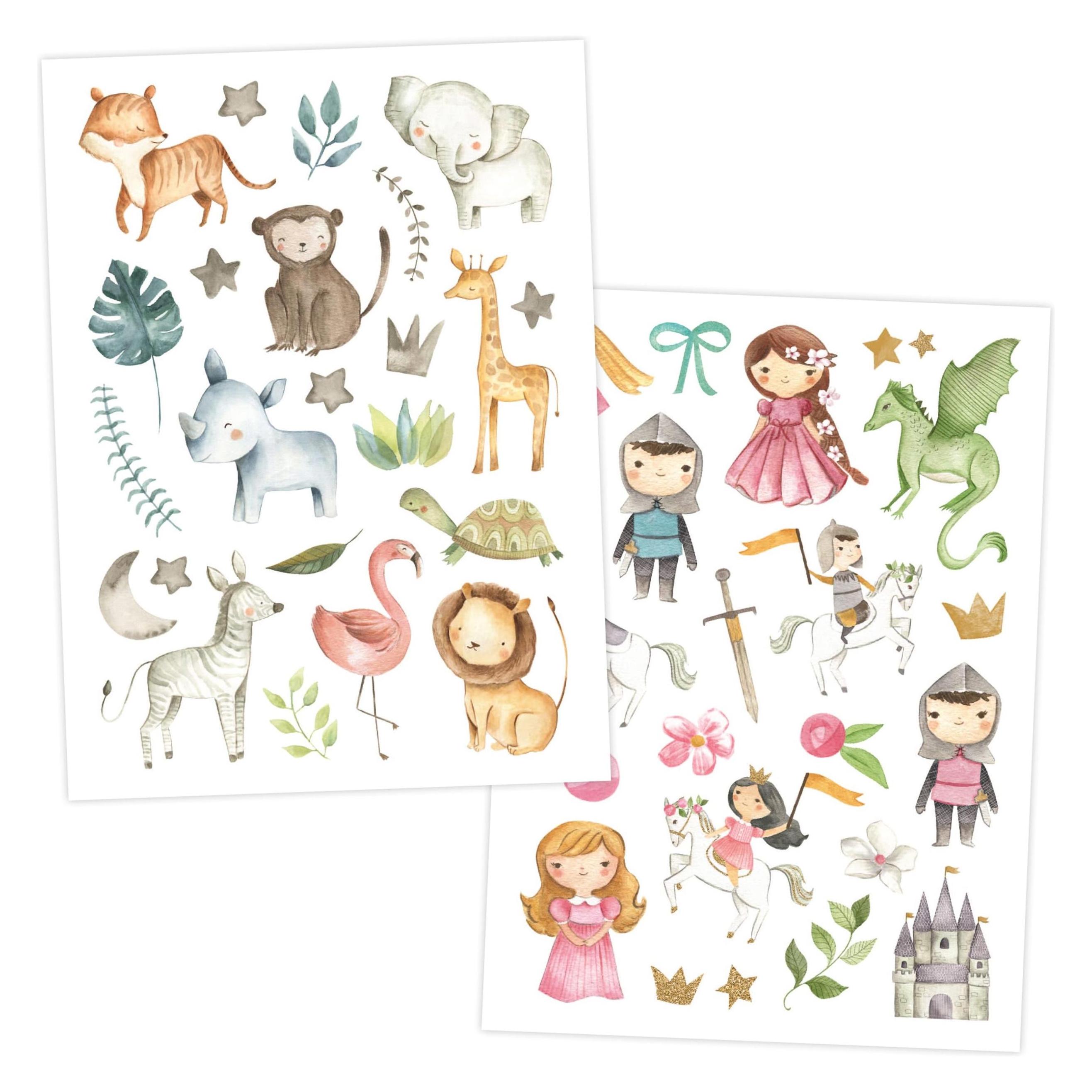 Papierdrachen 100 Kindertattoos (B005-001-005)