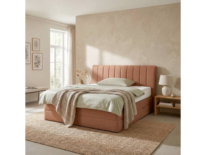 Boxspringbett Belano Rostfarben ca. 180x200cm