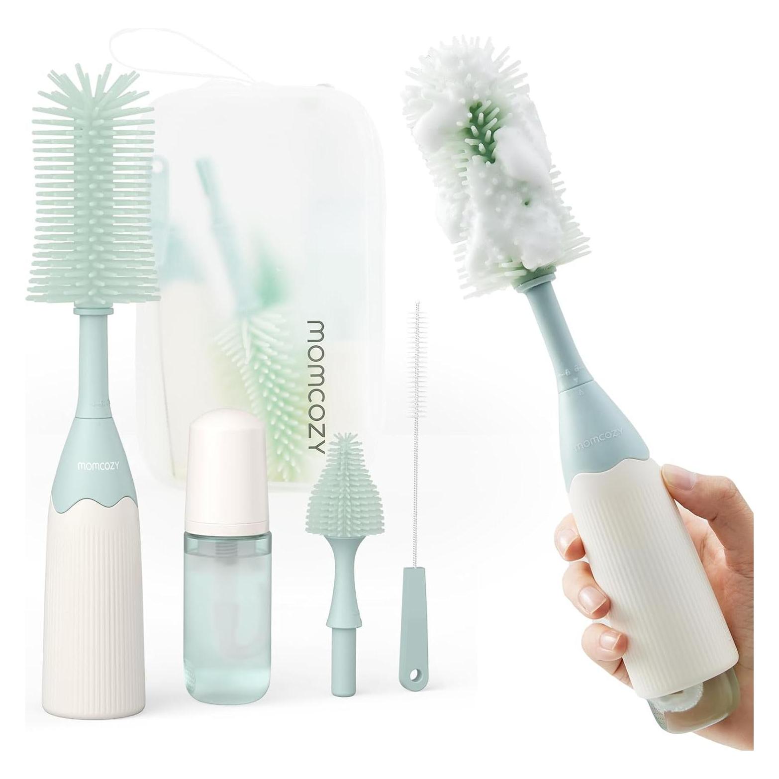 Momcozy Flaschenbürsten-Set Push-Press (LS002-GE00NB-A)