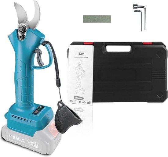 Tuinschaarset 0406 blauw met ergonomische handgreep voor volwassenen