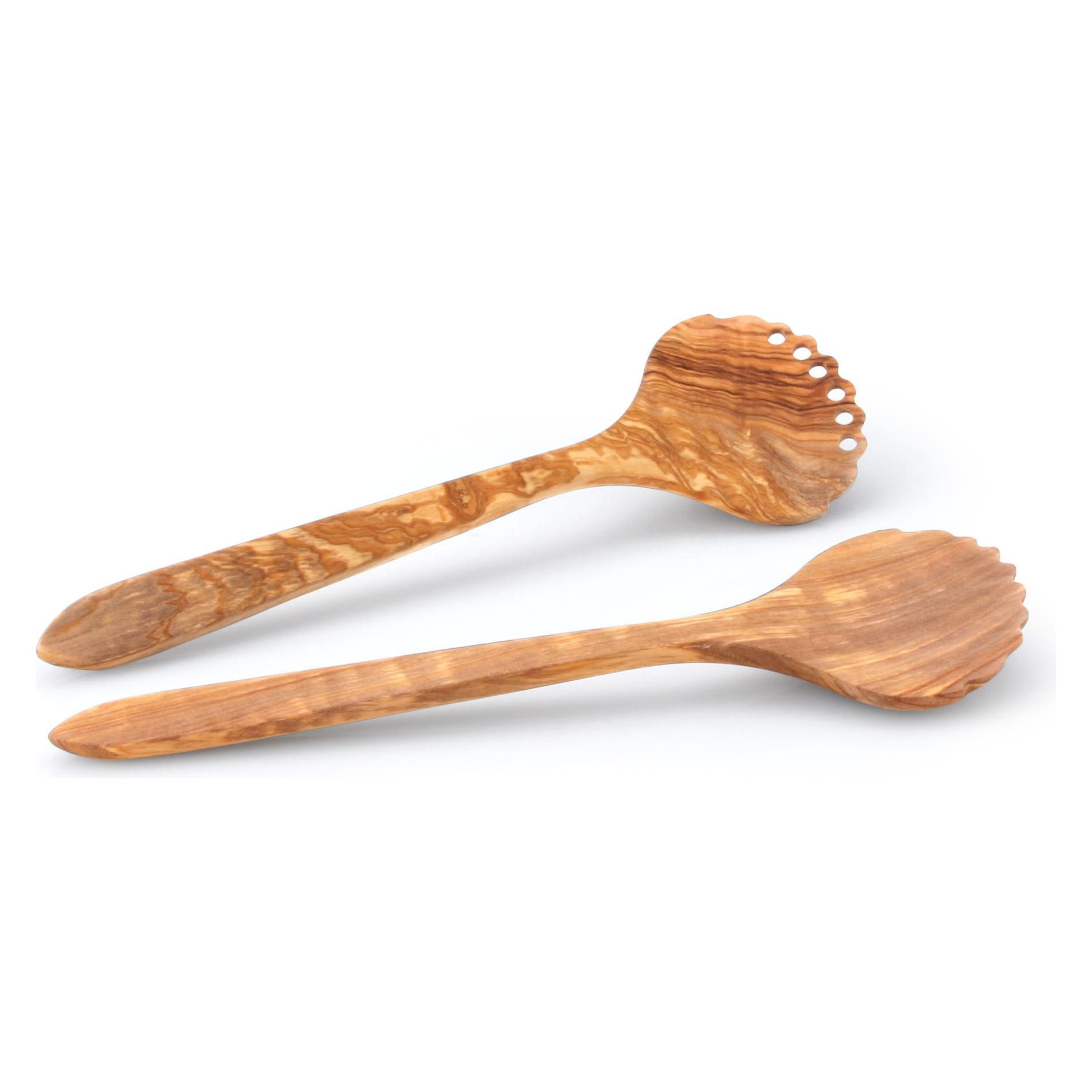 Continenta Olivenholz Salatbesteck Nr.1, 31.5 cm (Salatbesteck) (4910)