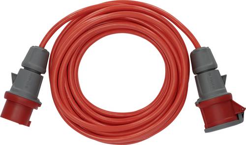 Brennenstuhl 1168580 Strom Verlängerungskabel 16 A Rot 10.00 m AT-N07V3V3-F 3G 1,5 mm² abriebfest, UV-Beständig