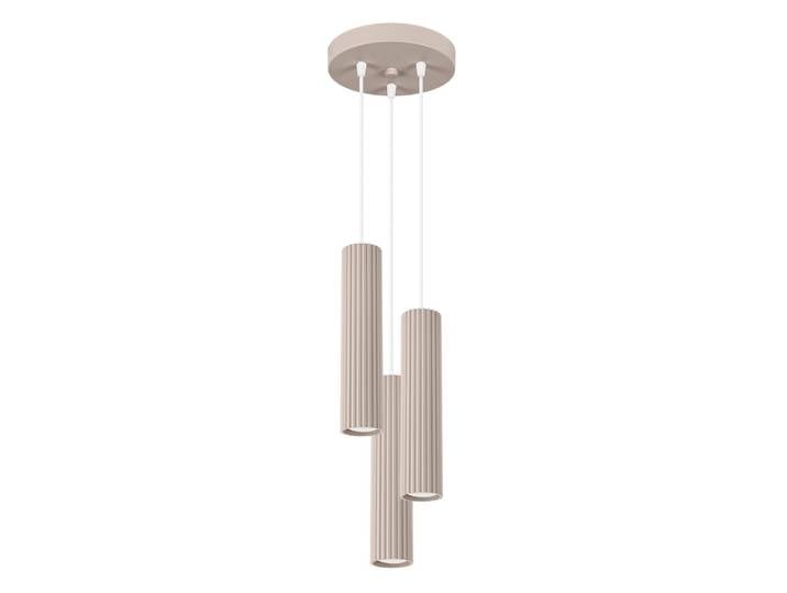 Suspension Aluminium Taupe GU10 3 Karbon