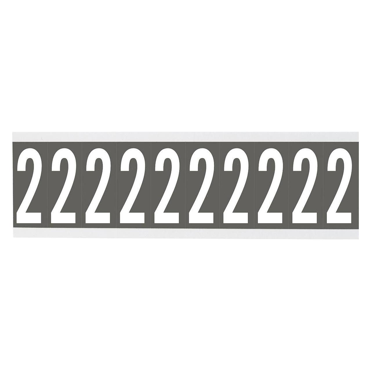 Brady CNL2 Series Etiketten mit Zahlen und Buchstaben (CNL2GR 2)