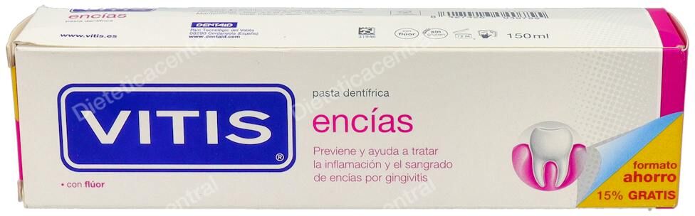 Vitis vitis encias pasta dental 150ml.