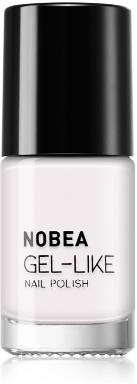 NOBEA Day-to-Day Gel-like Nail Polish gel-effect nail polish shade Snow white #N57 6 ml