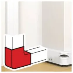 Legrand 075643 Flachwinkel 50x130mm für DLP Compact