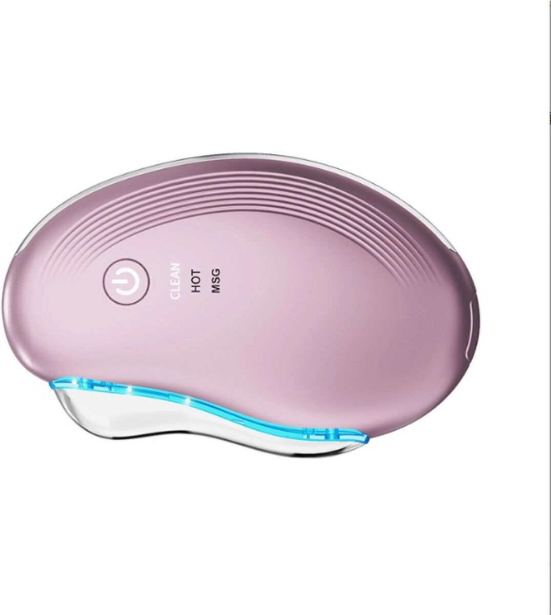 INF Appareil Gua Sha Électrique - Massage Visage et Cou Rechargeable Multifonction avec Mémoire de Mode Rose
