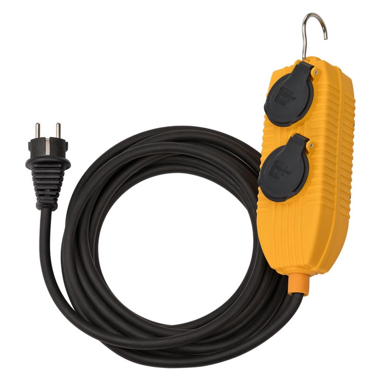 Brennenstuhl Powerblock IP54-Verlängerungskabel für Bauanwendungen 10 m 4x230V/16A H07RN-F 3G1,5 1169604010 (10 m, CEE 7/3) (1169604010)