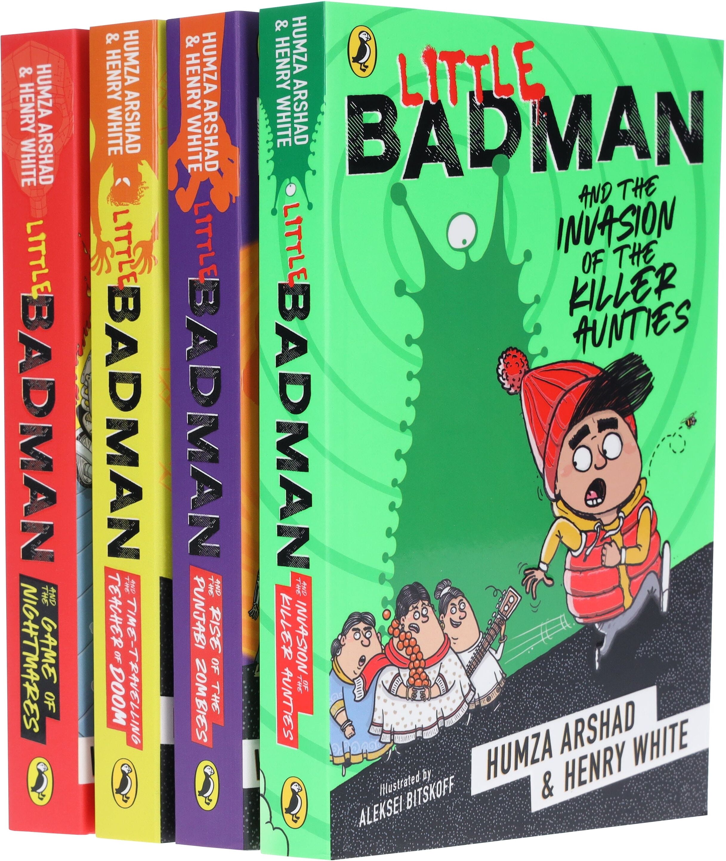 Little Badman Collection By Humza Arshad & Henry White Illustrated 4 Books Set - Ages 7-12 - Paperback Penguin Random House