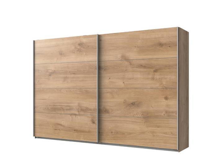 Schwebetürenschrank II 225 x 210cm Holz/Plankeneiche Dekor