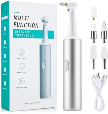Inspired Deals 5 in 1 Electric Tooth Polisher Dental Scaler USB Rechargeable Teeth Cleaning Kit 5 in 1 Electric Tooth Polisher Dental Scaler USB Rechargeable Teeth Cleaning Kit