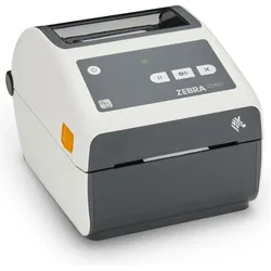 Zebra Etikettendrucker ZD421d 203 dpi Healthcare USB, BT, LAN (203 dpi), Etikettendrucker, Grau, Weiss