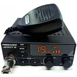 President Jimmy III AM/FM CB radio Black (AM, FM), Radio, Schwarz