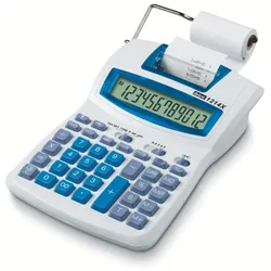 Taschenrechner IBICO 1214X, weiß/blau