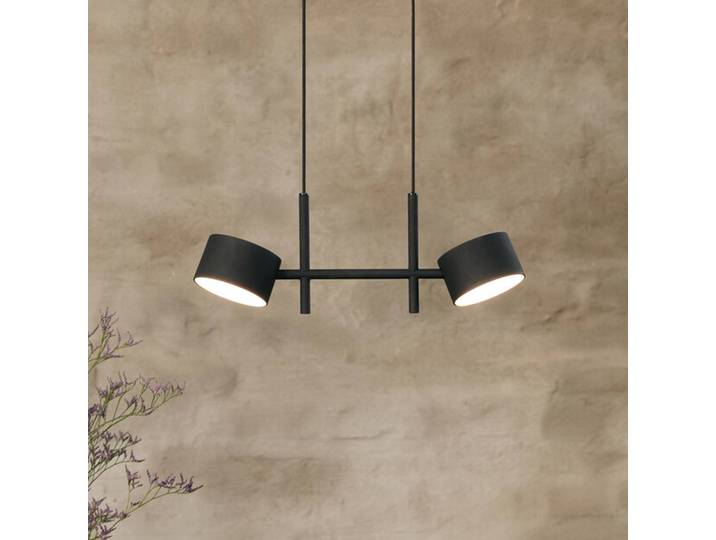 OSRAM Hängeleuchte Decor Kyoto, dimmbar, schwarz, für Wohn- / Esszimmer, Aluminium, Modern